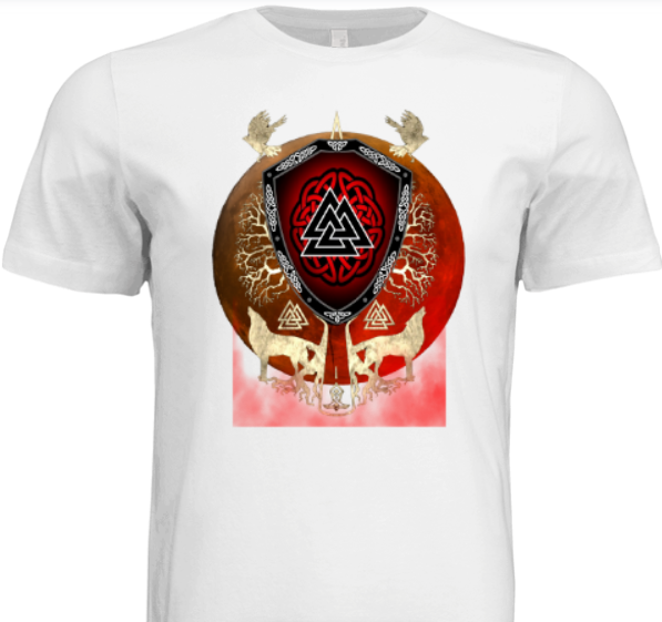 Norse Warrior T-Shirts - Blood Moon