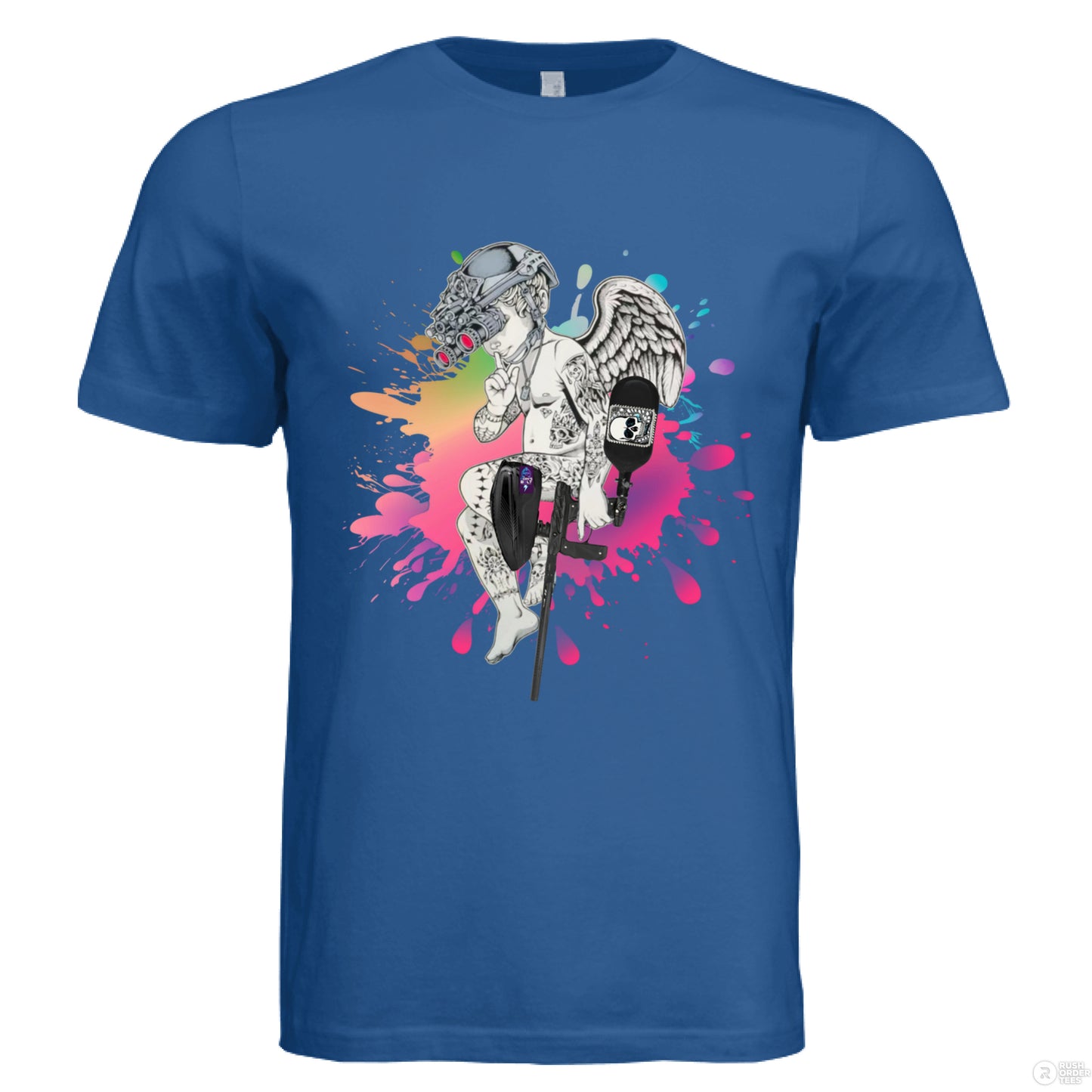 Solid True Royal Triblend - FRONT