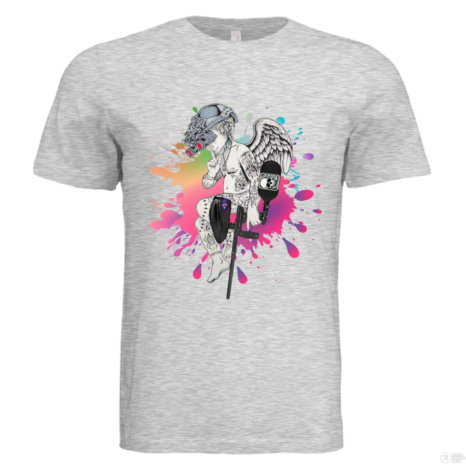 WHITE FLECK TRIBLD - FRONT