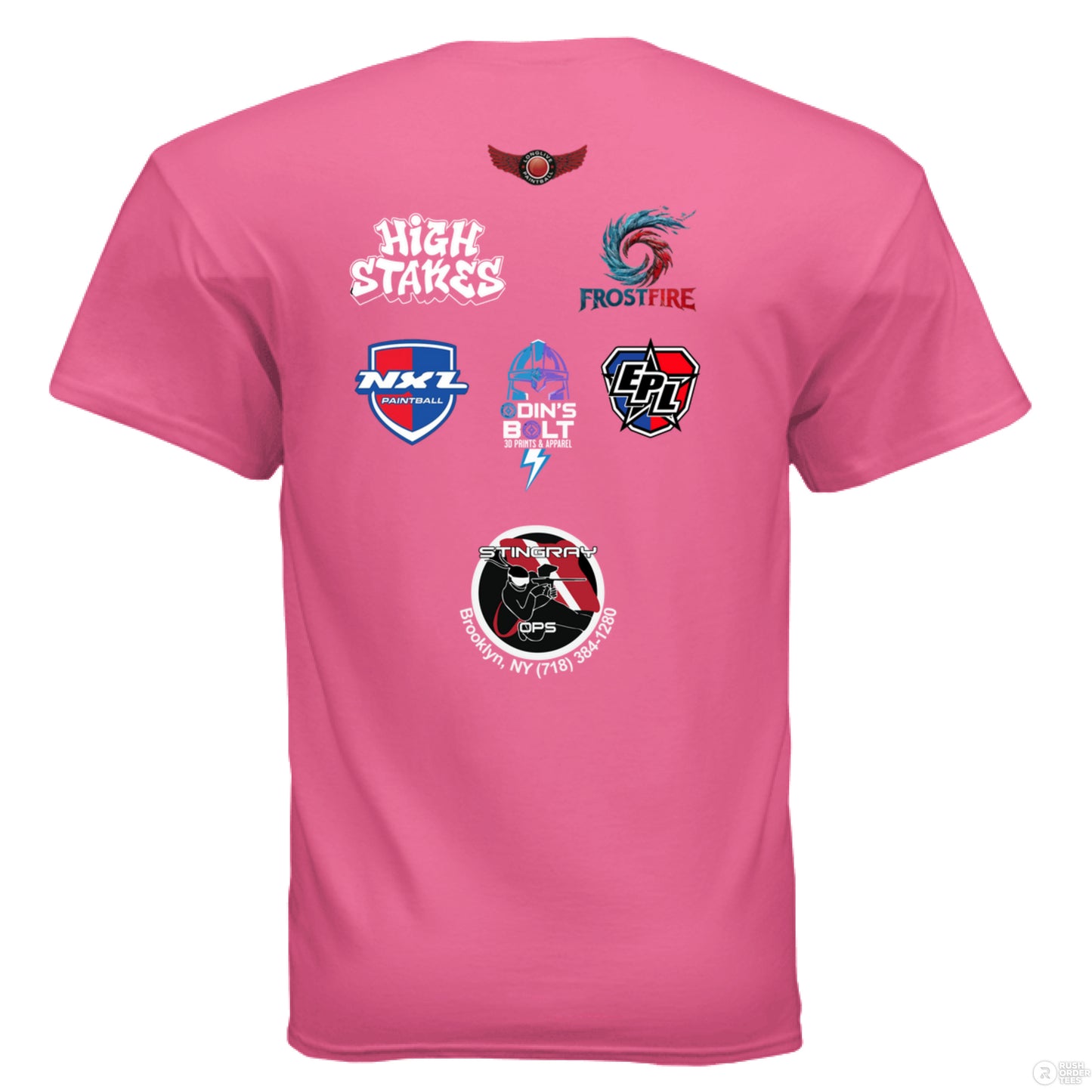 SAFETY PINK - BACK